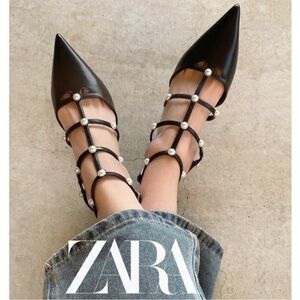 NEW ZARA Heeled MULES PEARL LUXURY SIZE 7.5
🚨NO DISCOUNT